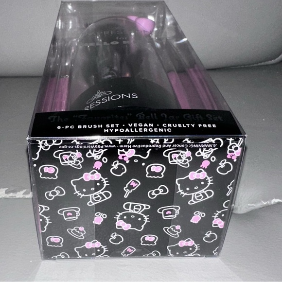 Impressions Vanity x Hello Kitty “The Favorites" Bell Jar 6-Piece Brush Gift Set - Picture 8 of 8